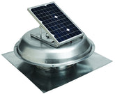 Master Flow Green Machine ERVSOLAR EcoSmart Roof Vent, 500 cfm Air, Steel, 2:12 to 12:12 Roof Pitch